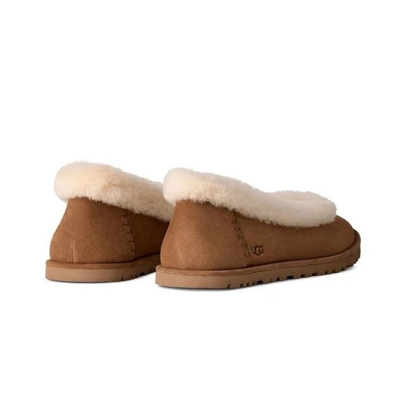 New UGG Zora Ballet Flat Chestnut Women Size 6.5 w VIRAL SHIPS FAST AUTHENTIC - Picture 3 of 4